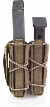 WARRIOR Single Quick Mag with Single Pistol Pouch - coyote (W-EO-SQM-SP-CT)