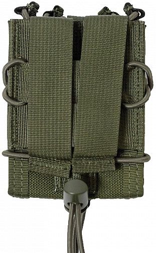 WARRIOR Single Quick Mag with Single Pistol Pouch - olive drab (W-EO-SQM-SP-OD)