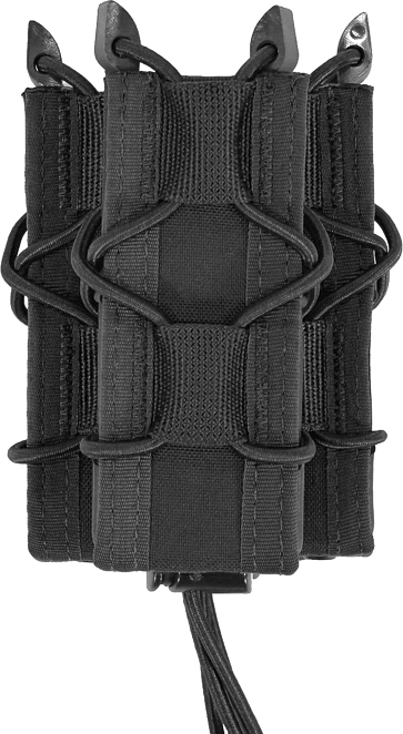 WARRIOR Single Quick Mag with Single Pistol Pouch - black (W-EO-SQM-SP-BLK)