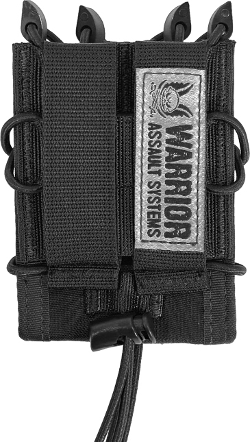 WARRIOR Single Quick Mag with Single Pistol Pouch - black (W-EO-SQM-SP-BLK)