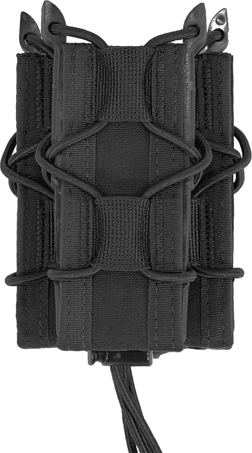 WARRIOR Single Quick Mag with Single Pistol Pouch - black (W-EO-SQM-SP-BLK)