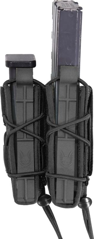 WARRIOR Single Quick Mag with Single Pistol Pouch - black (W-EO-SQM-SP-BLK)