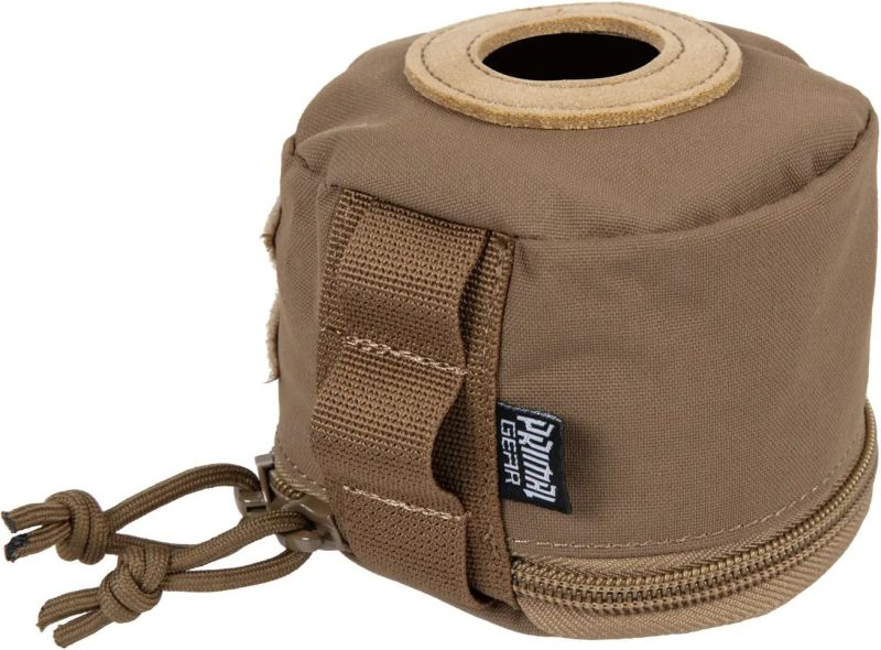 PRIMAL GEAR Puzdro na plynovú kartušu, small - coyote brown