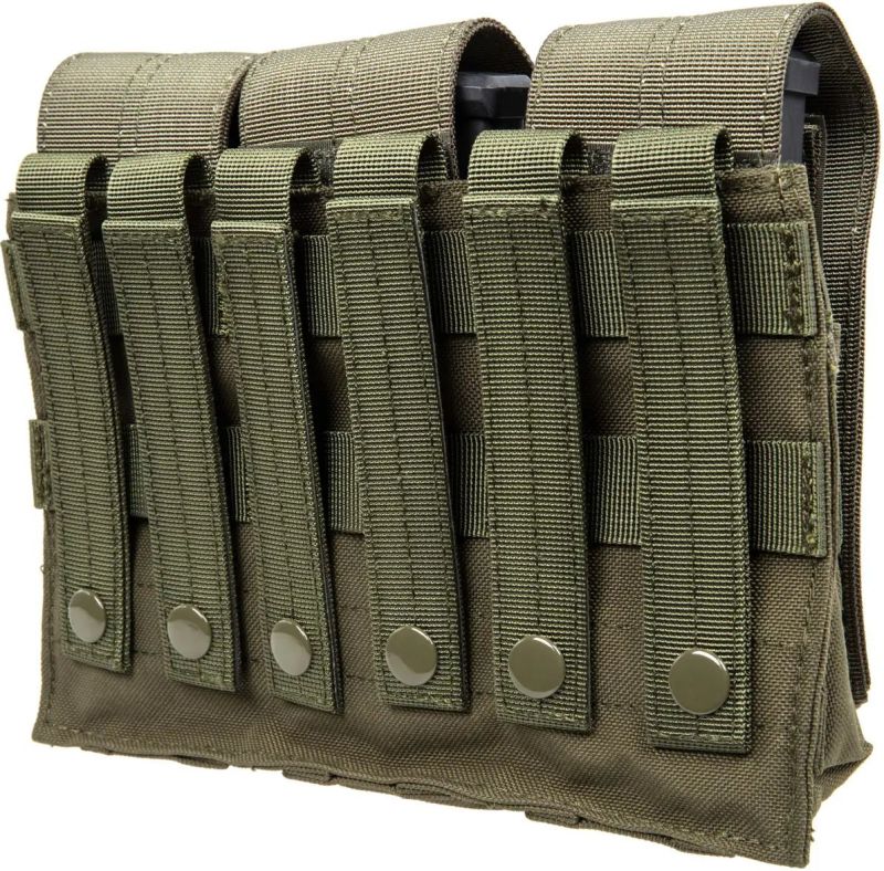 SPECNA ARMS Triple flap mag pouch M4/16 - olive