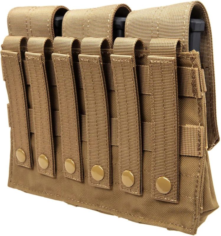 SPECNA ARMS Triple flap mag pouch M4/16 - tan