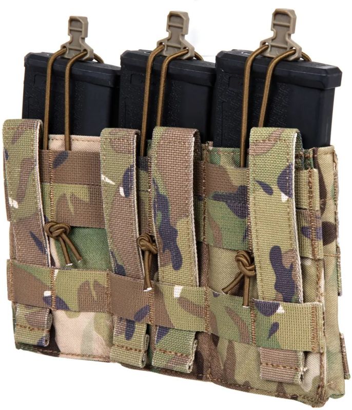 PRIMAL GEAR Triple universal mag pouch - multicam