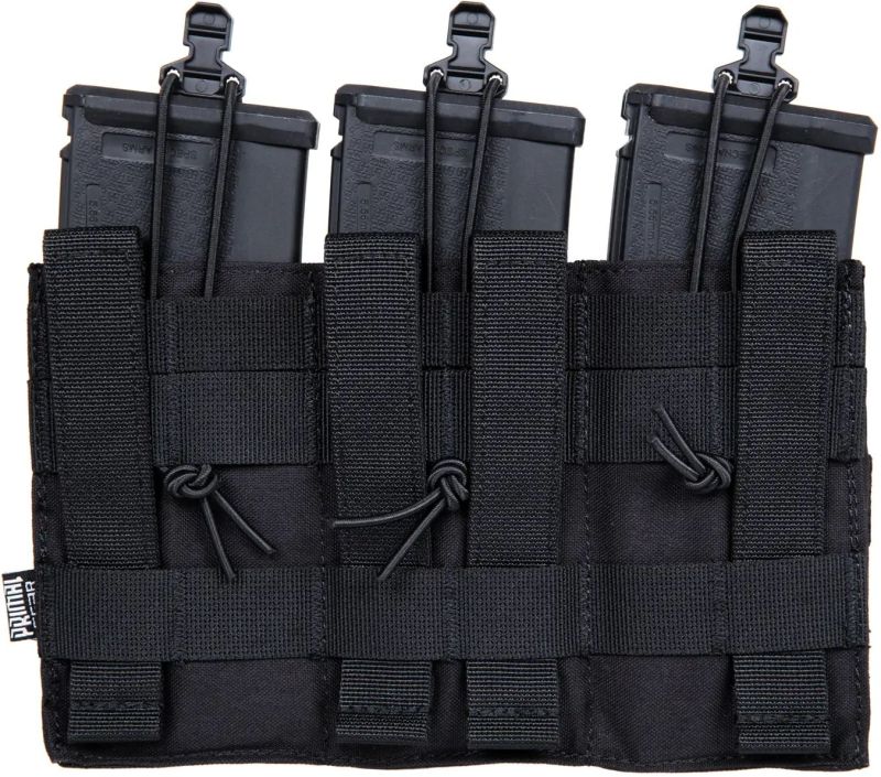 PRIMAL GEAR Triple universal mag pouch - black