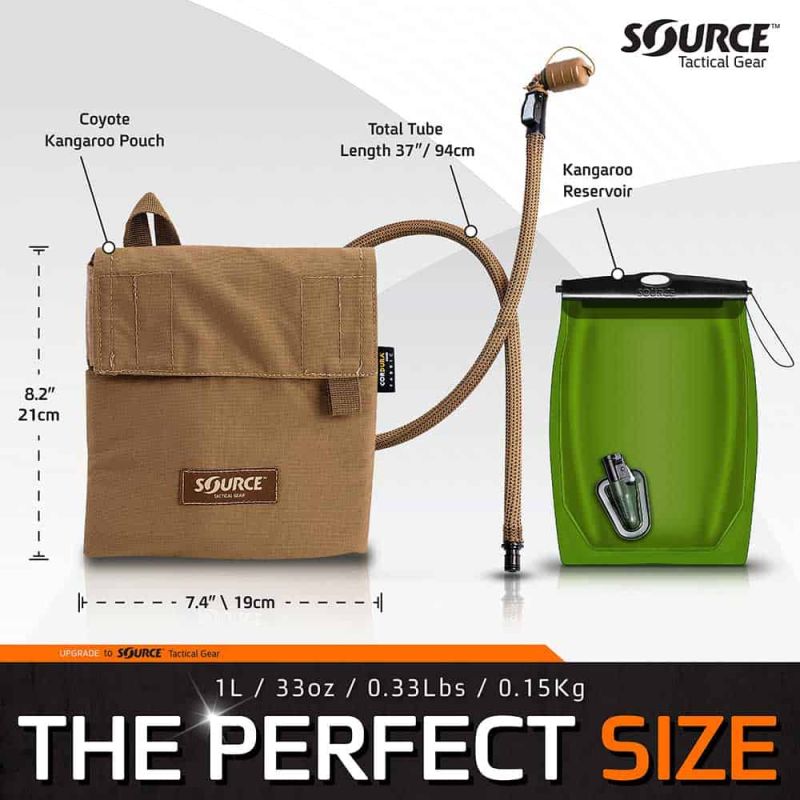 SOURCE Hydrapack Kangaroo 1L + vložka - black