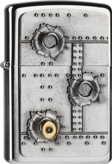 ZIPPO Zapaľovač BULLET HOLES 3D (21805)