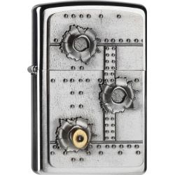 ZIPPO Zapaľovač BULLET HOLES 3D (21805)