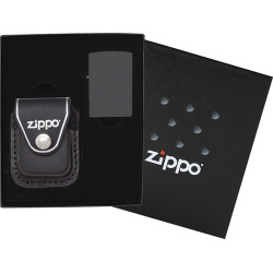 ZIPPO Darčeková krabička a puzdro LPCB POUCH black (44066)