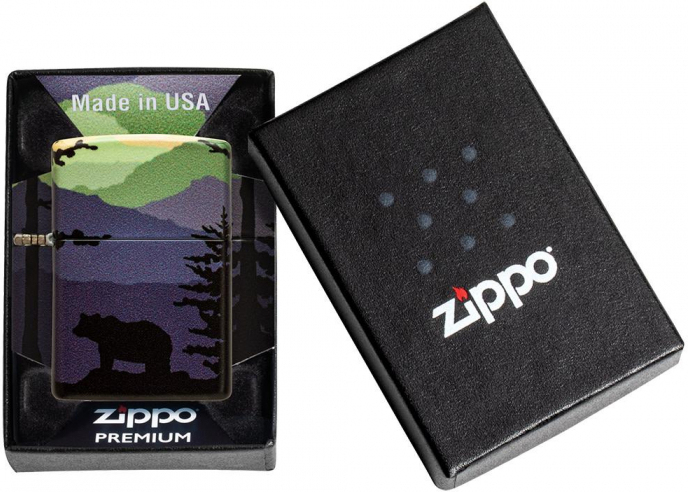 ZIPPO Zapaľovač BEAR LANDSCAPE (26032)