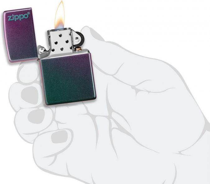 ZIPPO Zapaľovač IRIDESCENT LOGO (26910)