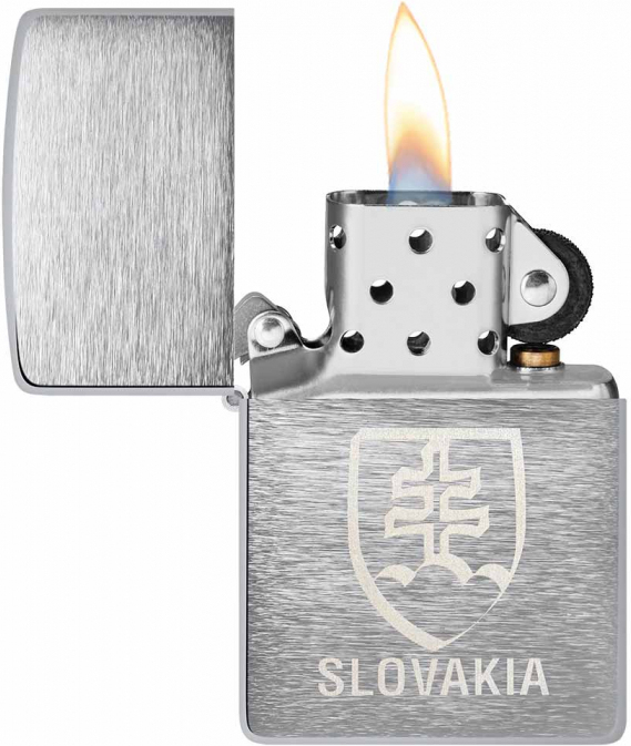 ZIPPO Zapaľovač SLOVAK COAT OF ARMS (21053)