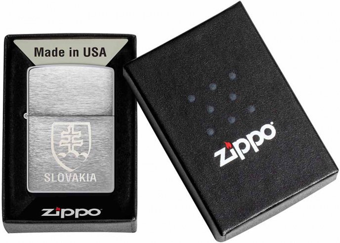 ZIPPO Zapaľovač SLOVAK COAT OF ARMS (21053)