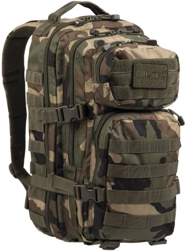 MILTEC Batoh Assault 20L - woodland (14002020)