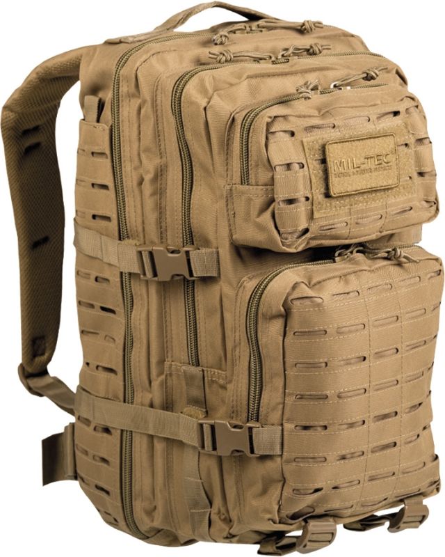 MILTEC Batoh Assault LG 36L laser cut - coyote (14002705)