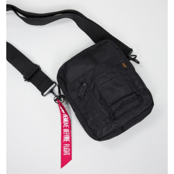 ALPHA INDUSTRIES Taška cez rameno Crew Carry Bag - čierna (196924/03)