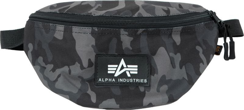 ALPHA INDUSTRIES Ladvinka Rubber Print Waistbag - black camo (198912/125)