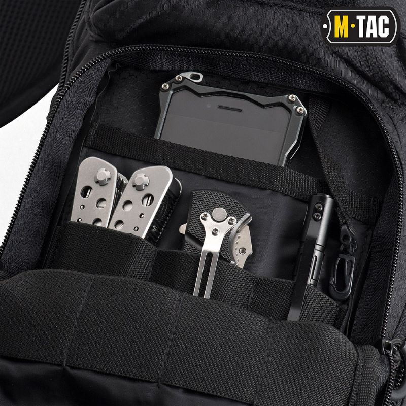 M-TAC Taška cez rameno Urban Line City Hunter - black (GB0306-BK)