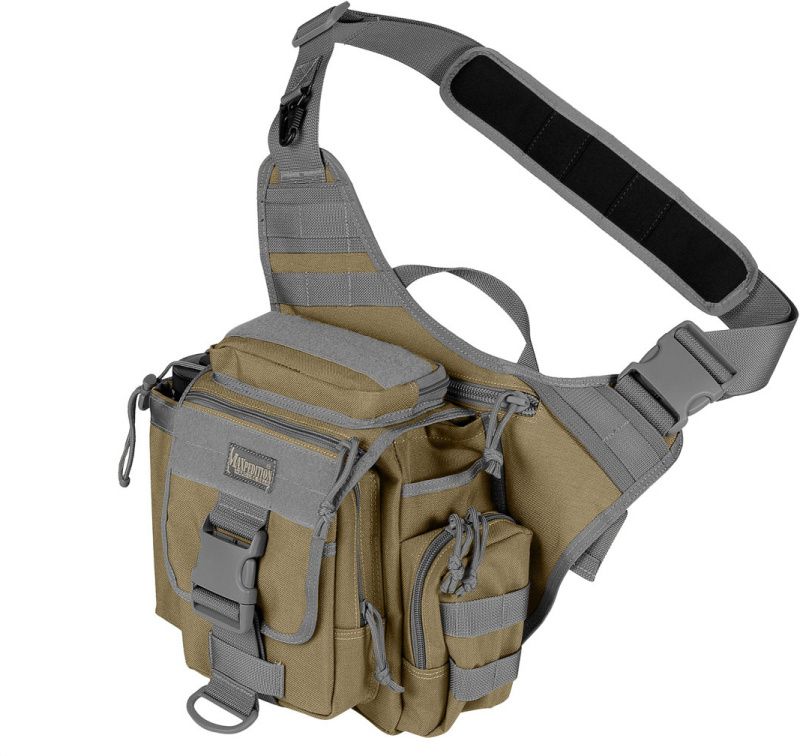 MAXPEDITION Taška cez rameno Jumbo Versipack - khaki (MX412K)