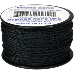 Micro Cord Black 1.18mm x 125ft (RG1267)