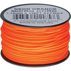 Micro Cord Neon oranžová 1.18mm x 125ft (RG1283)