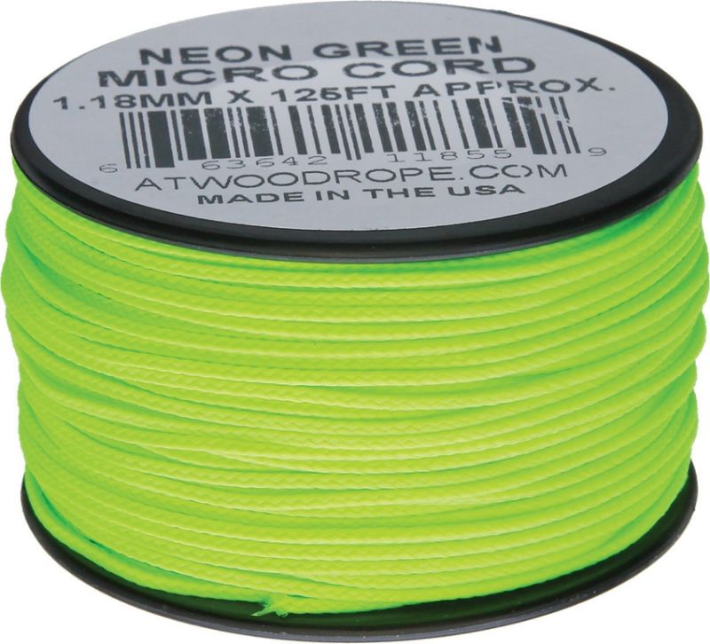 Micro Cord Neon zelená 1.18mm x 125ft (RG1284)