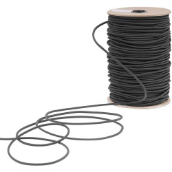 EDCX Meraná elastická šnúra Shock Cord 3,6mm / 1m - čierna