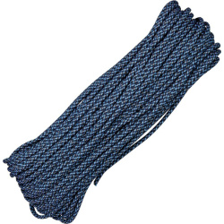 US paracord originálna padáková šnúra 30m – blue speck (RG113H)