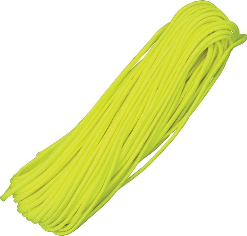 US paracord originálna padáková šnúra 30m – neon žltá (RG1012H)