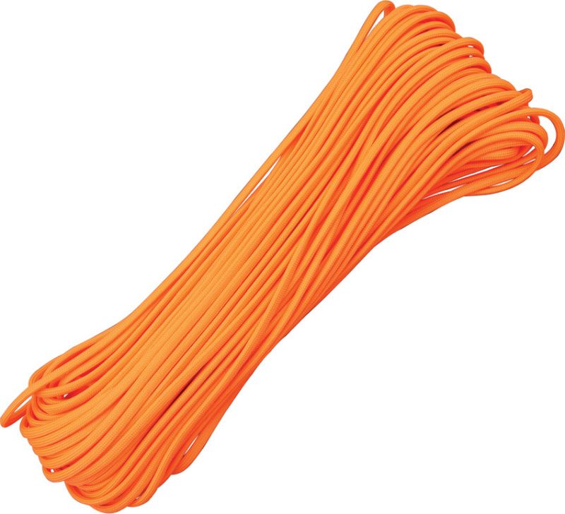 US paracord originálna padáková šnúra 30m - neon oranžová (RG105H)