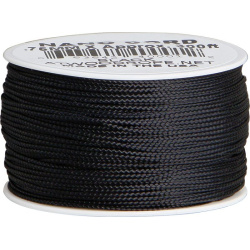 US paracord šnúra Nano 0.75mm x 90m - čierna (RG1037)