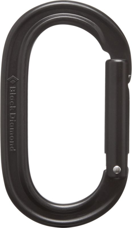 BLACK DIAMOND Karabína OVAL KEYLOCK - black (BD210083)