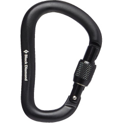 BLACK DIAMOND Karabína ROCKLOCK SCREWGATE - black (BD210256-0002)