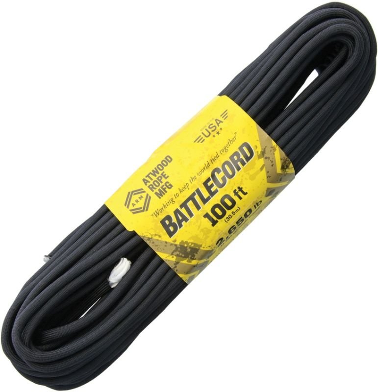 ATWOOD ROPE MFG Šnúra BattleCord 30m - čierna (RG1123H)