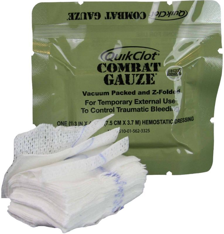 Z-MEDICA Gáza Combat Gauze QuikClot 7,5cm x 3,7m