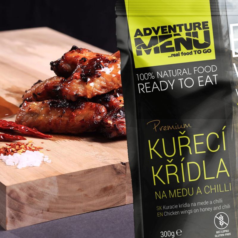 ADVENTURE MENU Kuracie krídla na mede a chilli