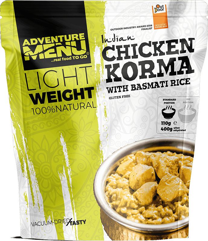 ADVENTURE MENU Light Kurča korma s ryžou basmati 181g/600g