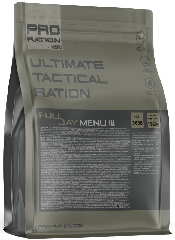 ADVENTURE MENU MRE Ultimate Tactical Ration FULL DAY MENU II