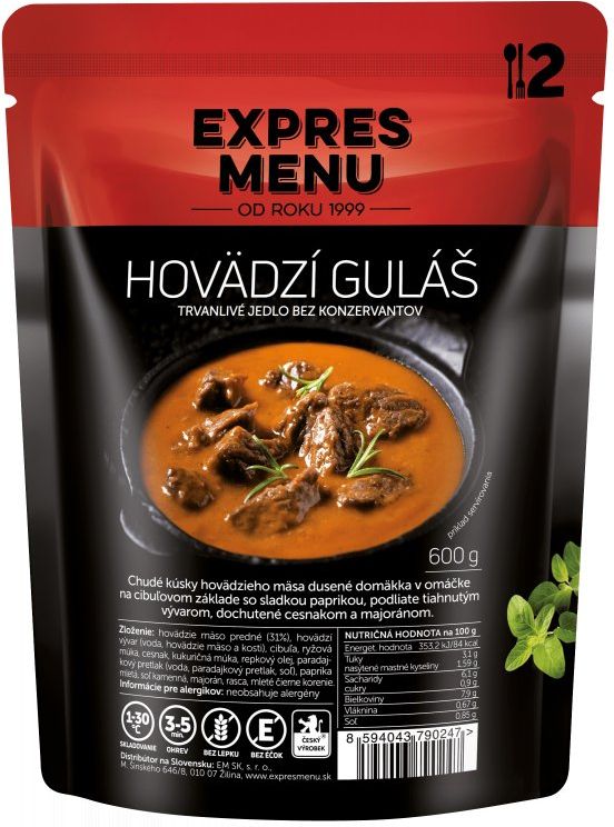 EXPRES MENU Hovädzí guláš 600g