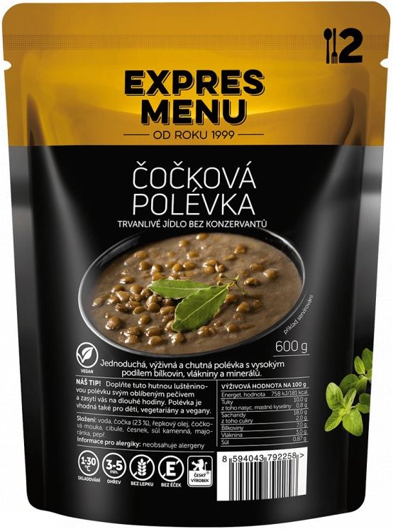 EXPRES MENU Šošovicová polievka 600g