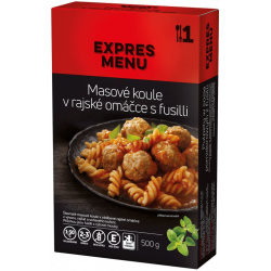 EXPRES MENU KM Mäsové guľočky v rajčinovej omáčke s fusilli 500g