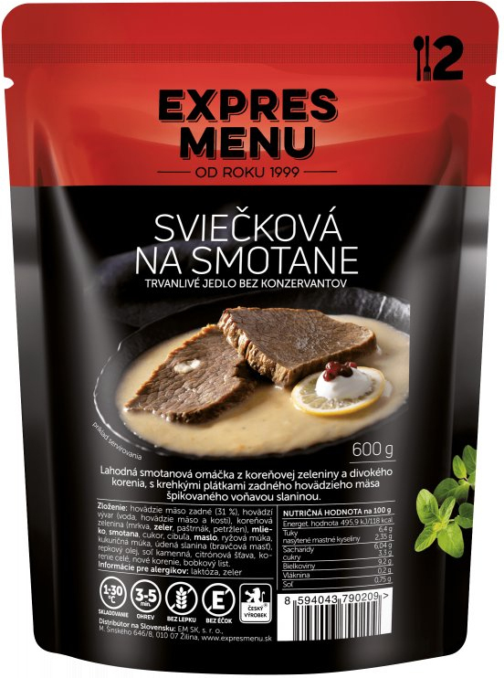 EXPRES MENU Sviečková na smotane 600g