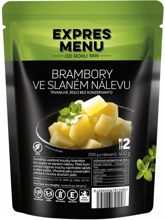 EXPRES MENU Zemiaky v slanom náleve 400g