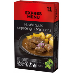 EXPRES MENU KM Hovädzí guláš s opečenými zemiakmi 500g