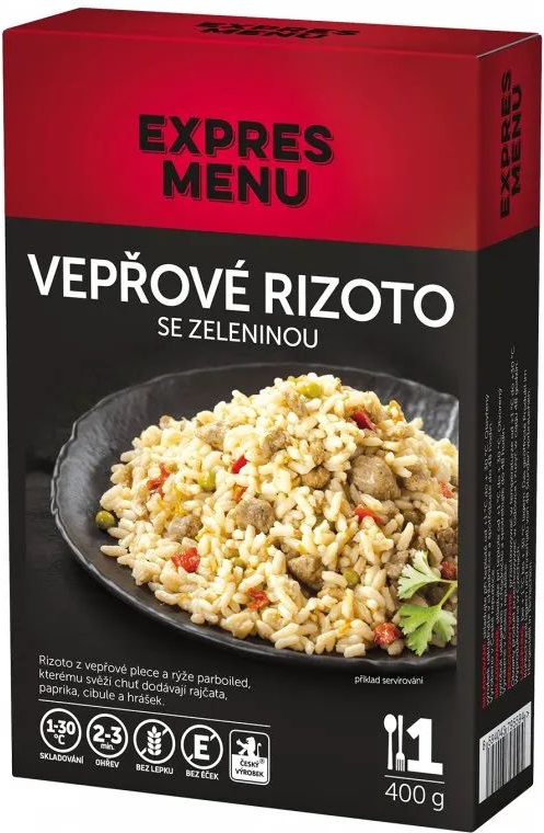 EXPRES MENU KM Bravčové rizoto so zeleninou 400g