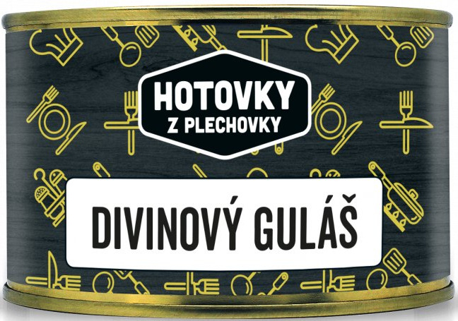 HOTOVKY Z PLECHOVKY Divinový guláš 400ml