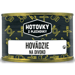 HOTOVKY Z PLECHOVKY Hovädzie na divoko 400g