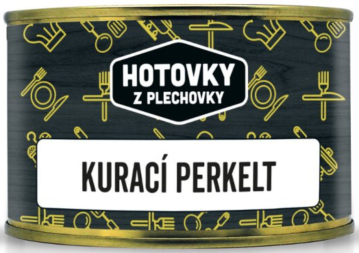 HOTOVKY Z PLECHOVKY Kurací perkelt 400g